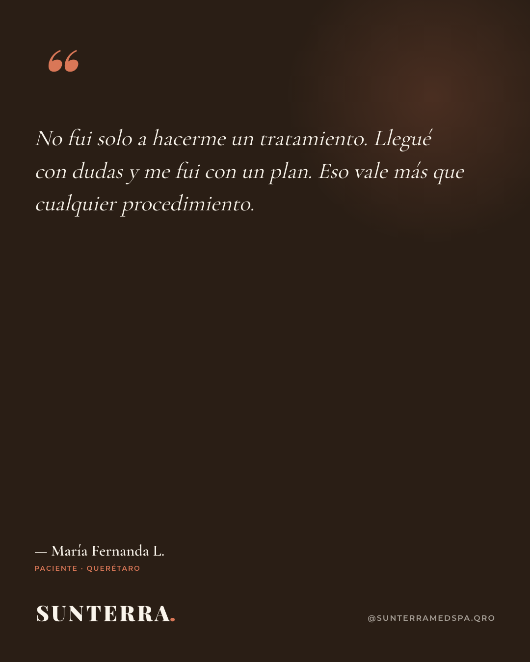 Post testimonial Sunterra